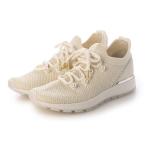 プラスダイアナ ＋diana 【軽量】パールデザイン ニットスニーカー （アイボリー生地）