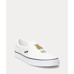 ポロ ラルフ ローレン POLO RALPH LAUREN KEATON-SLIP-SNEAKERS-SLIP ON CANVAS (NATURAL-