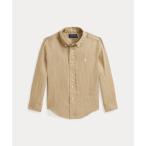 ポロ ラルフ ローレン POLO RALPH LAUREN (ボーイズ 2才?7才)リネン シャツ (260ブラウン)