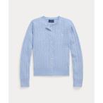 ポロ ラルフ ローレン POLO RALPH LAUREN (ガールズ 7才?16才)ミニケーブル コットン カーディガン （999マルチカラー）