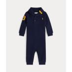 ポロ ラルフ ローレン POLO RALPH LAUREN (ベビー)エステートリブ コットン ショール カバーオール （410ネイビー）