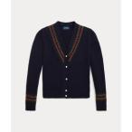ポロ ラルフ ローレン POLO RALPH LAUREN (ガールズ 7才?16才)フェア アイル コットンブレンド Vネック カーディガン （41
