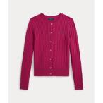 ショッピングラルフ ポロ ラルフ ローレン POLO RALPH LAUREN (ガールズ 7才?16才)ミニケーブル コットン カーディガン （650ピンク）