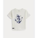 ポロ ラルフ ローレン POLO RALPH LAUREN (ボーイズ 2才?7才)アンカープリント コットン ジャージー Tシャツ （100ホワイト