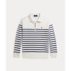 ポロ ラルフ ローレン POLO RALPH LAUREN (ボーイズ 8才?20才)ストライプド フレンチ テリー スウェットシャツ （100ホワイ