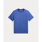 ポロ ラルフ ローレン POLO RALPH LAUREN (ボーイズ 8才?20才)ストライプド コットン ジャージー Tシャツ （400ブルー）