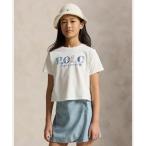 ポロ ラルフ ローレン POLO RALPH LAUREN (ガールズ 7才?16才)ロゴ コットン ジャージー ボクシー Tシャツ （100ホワイト