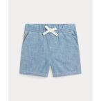 ポロ ラルフ ローレン POLO RALPH LAUREN (ベビー)インディゴ コットン シャンブレー ショートパンツ （400ブルー）