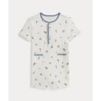 ポロ ラルフ ローレン POLO RALPH LAUREN (ベビー)Polo ベア コットン ヘンリーネック ショートオール （999マルチカラー）