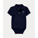 ポロ ラルフ ローレン POLO RALPH LAUREN (ベビー)ソフト コットン ポロ ボディスーツ （410ネイビー）