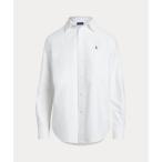 ポロ ラルフ ローレン POLO RALPH LAUREN リラックスド フィット コットン オックスフォード シャツ (100ホワイト)