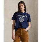 ポロ ラルフ ローレン POLO RALPH LAUREN ロゴ クレスト コットン ジャージー クルーネック Tシャツ (410ネイビー)