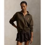 ショッピングラルフ ポロ ラルフ ローレン POLO RALPH LAUREN フリース クォータージップ （200ブラウン）