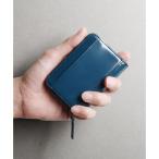 プレリー PRAIRIE [PRAIRIE]コードバン コンパクト 財布 ラウンドファスナー （ネイビー）