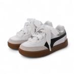 ショッピングキッズ スニーカー プーマ PUMA パークライフスタイル SK8 PS キッズ スニーカー 401950 （ホワイト×ブラック）