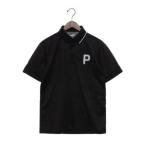 プーマ PUMA ゴルフ P ストレッチカノコ PロゴS/S クレリックポロ (PUMA BLACK)