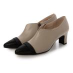 リズ ラフィーネ Riz raffinee 【訳あり新品】グログラン切り替えブーティー （BGC）