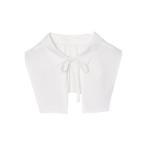 リエディ Re:EDIT 前後2WAYビッグカラー付け襟 （ホワイト）