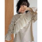 リエディ Re:EDIT [2024SS COLLECTION]マルチウェイチュールフリルカラー （アイボリー）