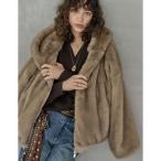 リエディ Re:EDIT フォーファーフーディーブルゾン （モカブラウン）