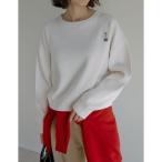 ショッピングリエディ リエディ Re:EDIT ベア刺繍ニットプルオーバー （アイボリー）