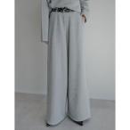 リエディ Re:EDIT ラメ裏毛スウェットルーズパンツ （ライトグレー）