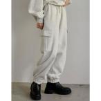 ショッピングリエディ リエディ Re:EDIT [低身長サイズ有]裏起毛カーゴパンツ （杢オートミール）