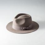 レックハッター Req Hatter MIDDLE BRIM FLAT HAT （LGRAY）