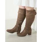 リジェイ＆スプル Re-J&SUPURE 【la farfa SHOES/ラ・ファーファシューズ】2WAYスエードニーハイブーツ （モカ茶）