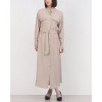 リナシメント RINASCIMENTO クリンクル加工ベルテッドシャツワンピース （Tortora Beige）