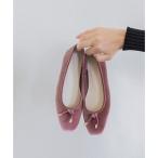 ランダ RANDA 【A de Vivre】サステナブル ベロアフラットパンプス(D.PINK)