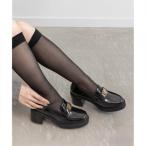 ランダ RANDA モノグラムベルトボリュームローファー （BLACK）