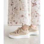 ランダ RANDA モノグラムボリュームソールスニーカー (BEIGE)