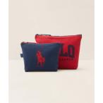 ラルフ ローレン ホーム RALPH LAUREN HOME Polo アイコン ポーチ セット オブ 2 (410ネイビー)