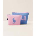 ラルフ ローレン ホーム RALPH LAUREN HOME Polo アイコン ポーチ セット オブ 2 (650ピンク)