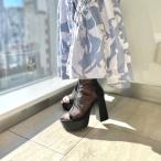 ショッピングブーツサンダル アールアンドイー R&E シアー厚底ブーツサンダル （ブラック）