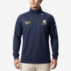  Zip тянуть over / LS 1/4 ZIP PULLOVER WTIPPING ( темно-синий )