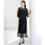 li шкив toREPLETE вышивка гонки One-piece платье ( черный )