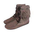 ショッピングMINNETONKA エーアールエムジー ar/mg MINNETONKA ダブルフリンジ トランパー ブーツ DOUBLE FRINGE TRAMPER BOOTS （グ