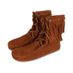 ショッピングMINNETONKA エーアールエムジー ar/mg MINNETONKA ダブルフリンジ トランパー ブーツ DOUBLE FRINGE TRAMPER BOOTS （ブ