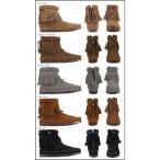 ショッピングMINNETONKA エーアールエムジー ar/mg  MINNETONKA ハイ トップ バック ジッパー HI TOP BACK ZIP BOOTS （グレー）