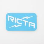 リクタ RICTA RICTA LOGO STICKER 3.22INCH×1.89INCH （ブルー×ホワイト）