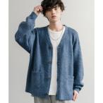 ロッキーモンロー Rocky Monroe カーディガン シャギーニット セーター メンズ レディース モヘアタッチ ライトアウター オーバーサイズ
