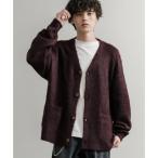 ロッキーモンロー Rocky Monroe カーディガン シャギーニット セーター メンズ レディース モヘアタッチ ライトアウター オーバーサイズ