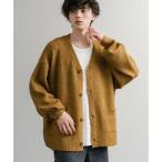 ロッキーモンロー Rocky Monroe カーディガン シャギーニット セーター メンズ レディース モヘアタッチ ライトアウター オーバーサイズ