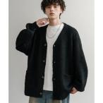 ロッキーモンロー Rocky Monroe カーディガン シャギーニット セーター メンズ レディース モヘアタッチ ライトアウター オーバーサイズ