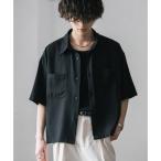 ロッキーモンロー Rocky Monroe 接触冷感 シャツ 半袖 短丈 ストレッチ メンズ レディース ショート丈 無地 とろみ オーバーサイズ ビ