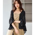 ロペピクニック ROPE' PICNIC メッシュペプラムブルゾン （ブラック（01））