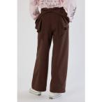 ビッグリボンスウェットパンツ BRN