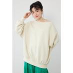 オフショルダースウェットトップス IVOY3